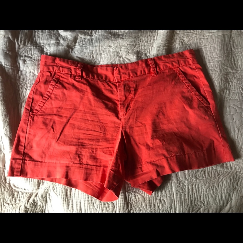 Calvin Klein orange red shorts